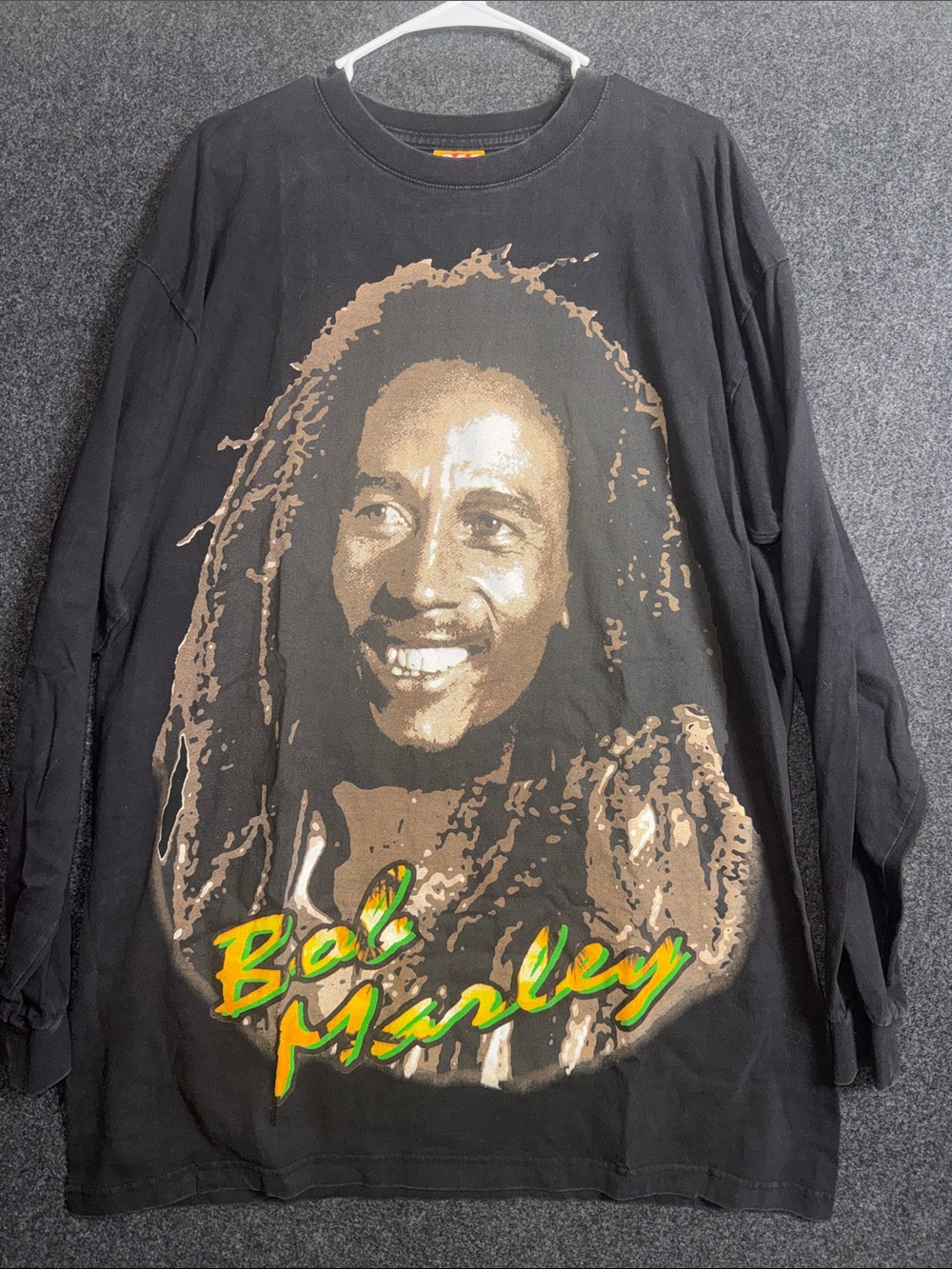 Bob Marley Graphic Long Sleeve Tee - Black